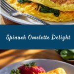 Spinach & Cheese Omelette Recipe
