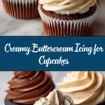 Buttercream Icing for Cupcakes (Vanilla and Chocolate) Recipe