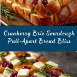Cranberry Brie Sourdough Pull-Apart Bread Recipe