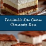 Keto No-Bake Churro Cheesecake Bars Recipe