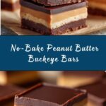 No-Bake Peanut Butter Buckeye Bars Recipe
