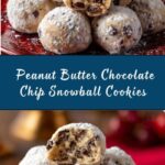 Peanut Butter Chocolate Chip Snowball Cookies Recipe
