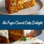 Air Fryer Carrot Cake Recipe