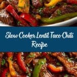 Slow Cooker Lentil Taco Chili Recipe