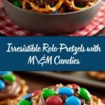 Rolo Pretzels with M&M Candies Recipe