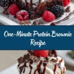 One-Minute Protein Brownie Recipe