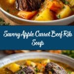 Apple Carrot Beef Rib Soup Recipe