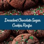Chocolate Sugar Cookies Recipe