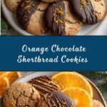 Chocolate Dipped Orange Shortbread Cookies Recipe