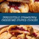Strawberry Cheesecake Stuffed Cookies Recipe