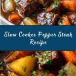 Pepper Steak in a Crock Pot Recipe