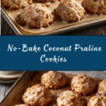 No-Bake Coconut Praline Cookies Recipe