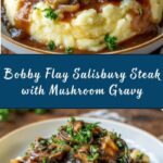 Bobby Flay Salisbury Steak with Mushroom Gravy Recipe