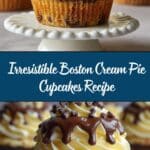 Boston Cream Pie Cupcakes Recipe