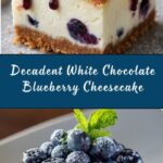 White Chocolate Blueberry Cheesecake Recipe