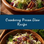 Cranberry Pecan Slaw Recipe