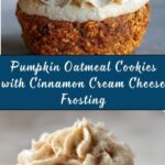 Pumpkin Oatmeal Cookies with Cinnamon Cream Cheese Frosting Recipe