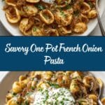 One Pot French Onion Pasta Recipe