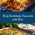 Beef Enchilada Casserole with Rice Recipe