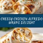 Cheesy Chicken Alfredo Wraps Recipe
