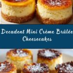 Mini Crème Brûlée Cheesecakes Recipe