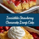 Strawberry Cheesecake Dump Cake Recipe