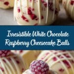 White Chocolate Raspberry Cheesecake Balls Recipe