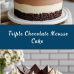 Triple Chocolate Mousse Cake Recipe
