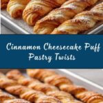 Cinnamon Cheesecake Puff Pastry Twists Recipe