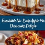 No-Bake Apple Pie Cheesecake Recipe
