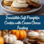 Soft Pumpkin Cookies with Cream Cheese Frosting Recipe