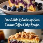 Blueberry Sour Cream Coffee Cake Recipe