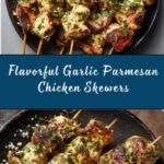 Garlic Parmesan Chicken Skewers Recipe