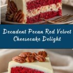 Pecan Red Velvet Cheesecake Recipe