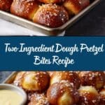 Two Ingredient Dough Pretzel Bites Recipe