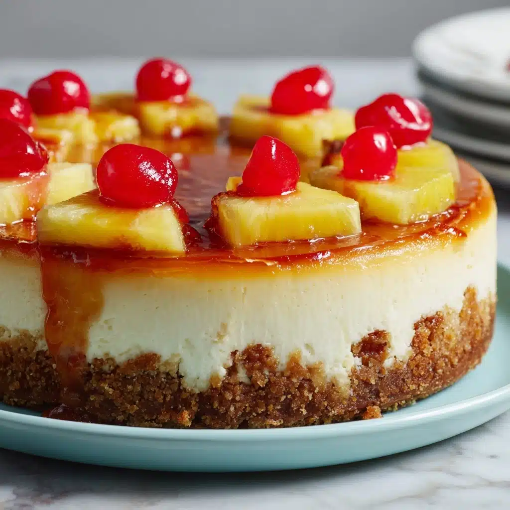 Pineapple Upside-Down Cheesecake Recipe - Recipe Image