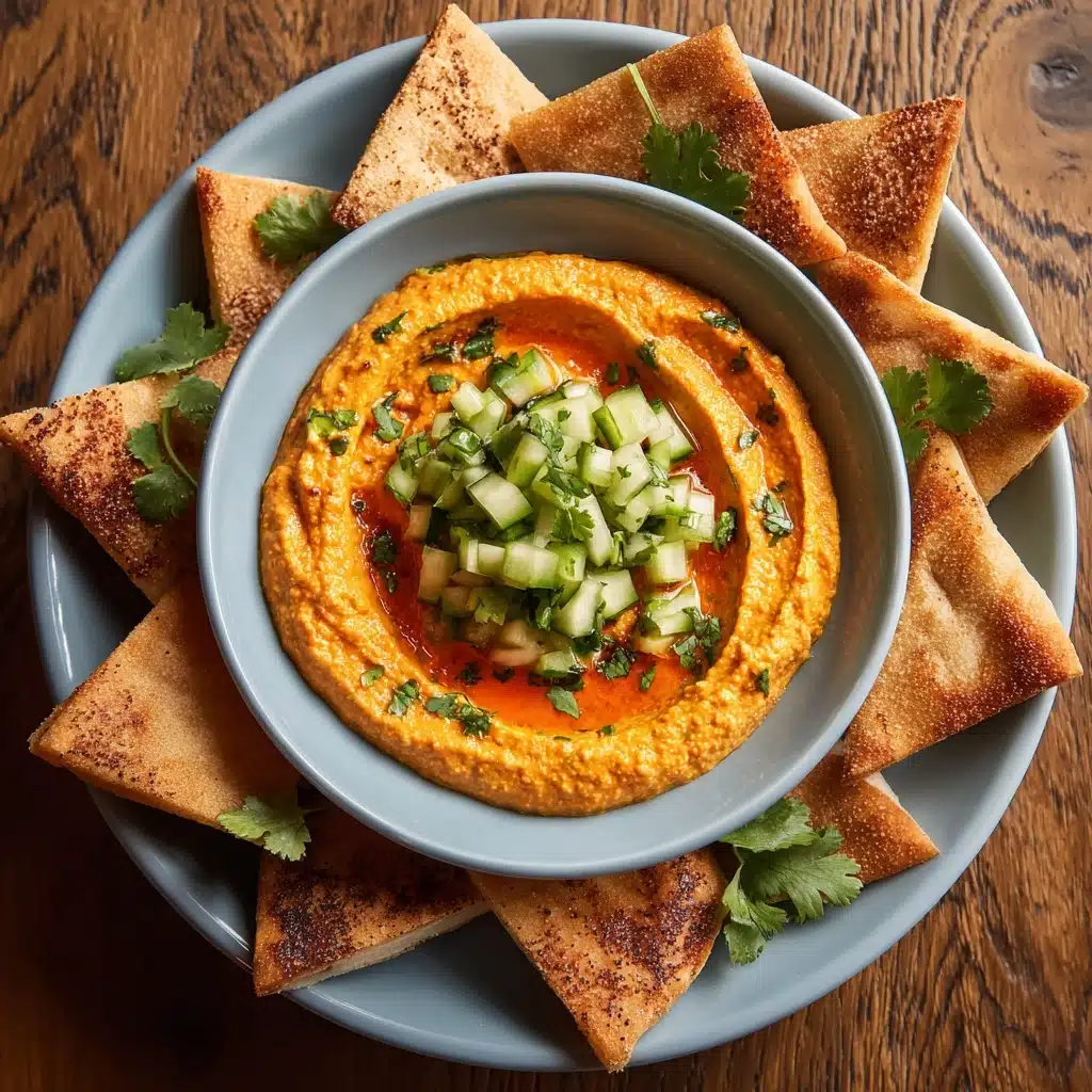 Sweet Potato Hummus with Pita Chips Recipe - Recipe Image