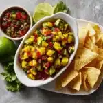 Mango Avocado Salsa with Tortilla Chips Recipe