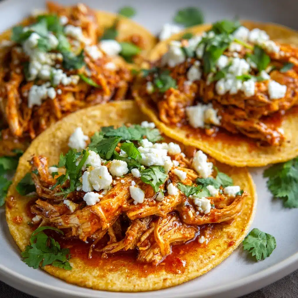 Slow Cooker Queso Chicken Tacos: An Amazing Ultimate Recipe - Recipe Image