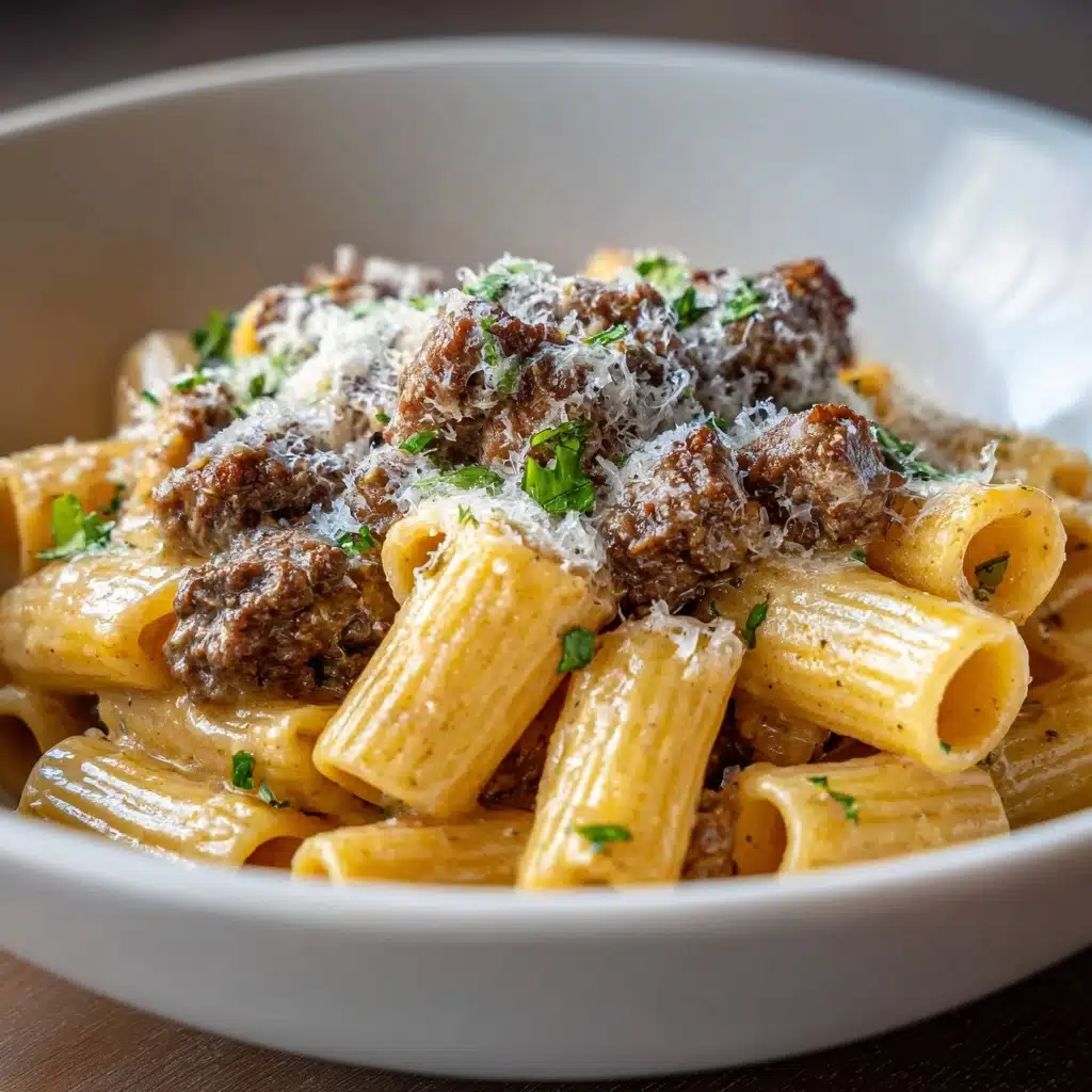 Garlic Butter Steak Tips with Cheesy Rigatoni: An Incredible Ultimate Recipe You Must Try Recipe - Recipe Image