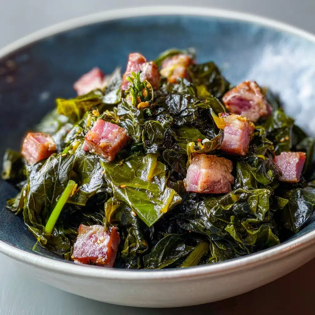 Collard Greens with Ham Hocks Recipe - Recipe Image