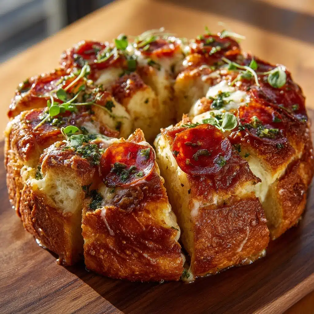 Delicious Pull-Apart Pizza Bread Recipe - Recipe Image