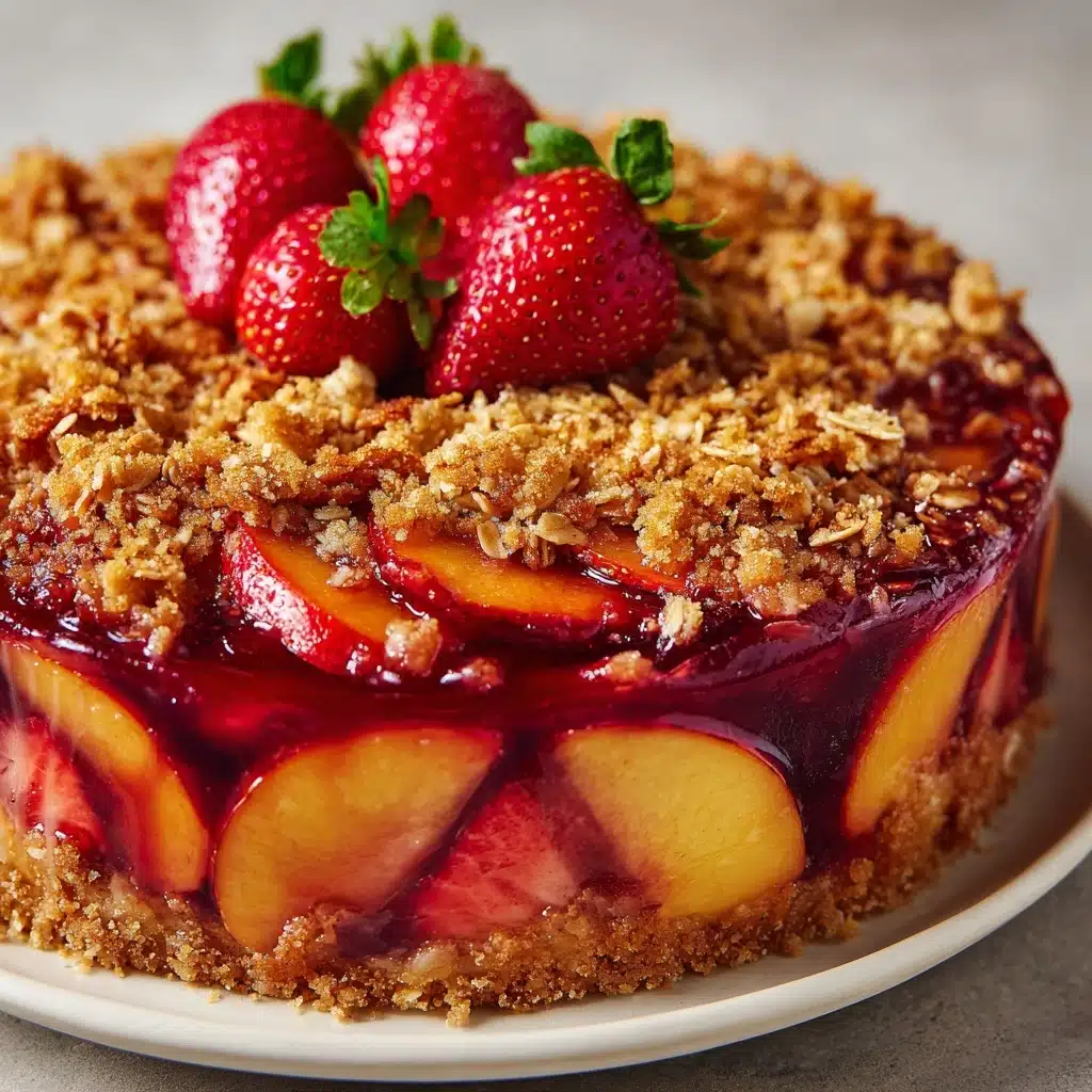 Strawberry Peach Crisp Dessert: A Delicious Summer Treat You Must Try Recipe - Recipe Image