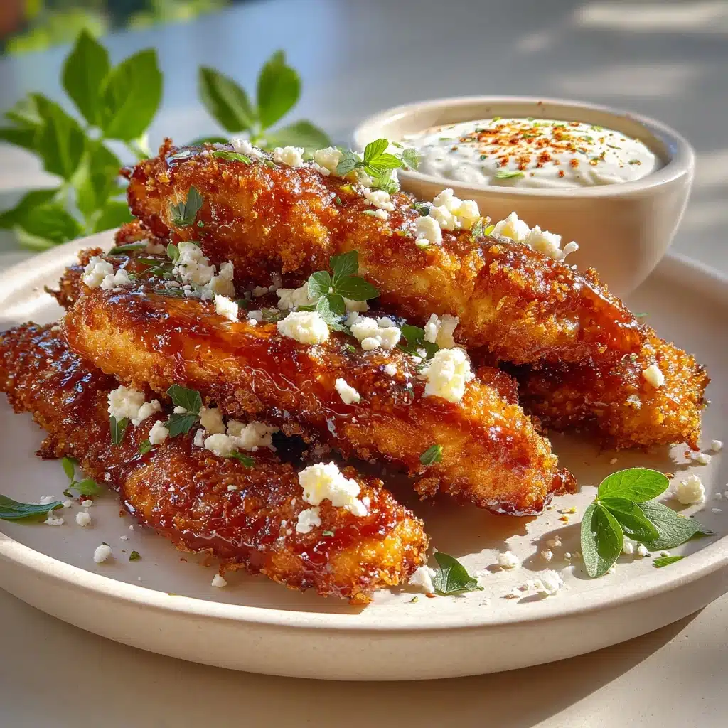 Crispy Hot Honey Feta Chicken Recipe - Recipe Image