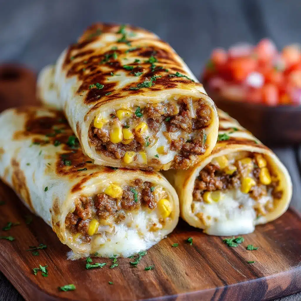 Crispy Beef Chimichangas Recipe - Recipe Image