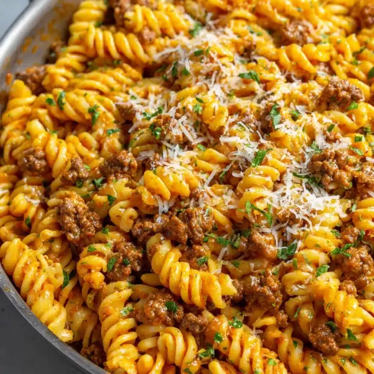 One-Pot Beef and Cheddar Ranch Pasta Recipe