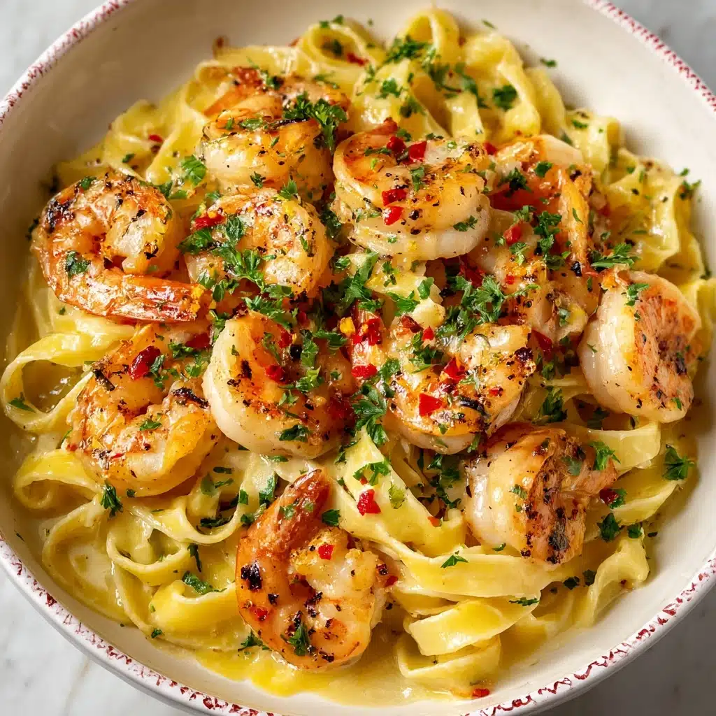 Creamy Jamaican Shrimp Pasta Recipe - Recipe Image
