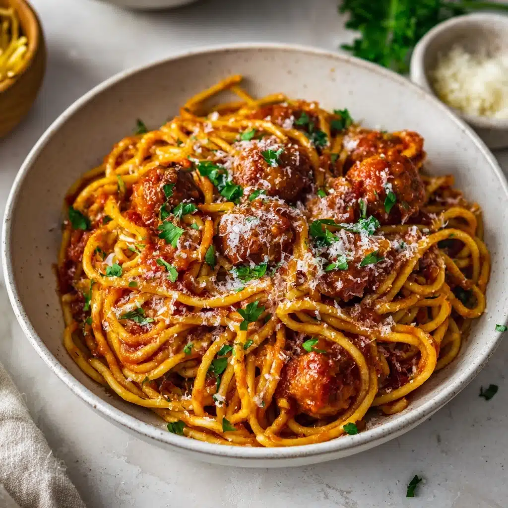 Instant Pot Spaghetti and Meatballs Recipe - Recipe Image