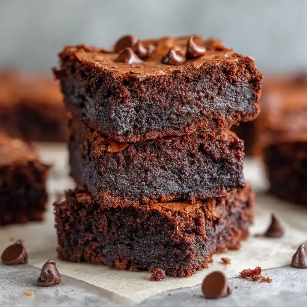 Vegan Zucchini Brownies Without Added Sugar Recipe - Recipe Image