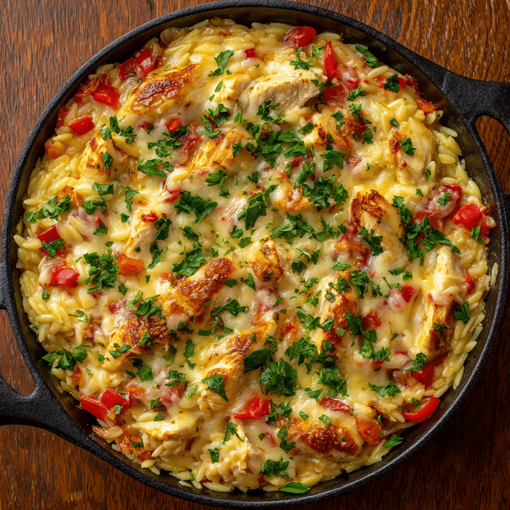 Chicken Cheese and Rice Recipe - Recipe Image